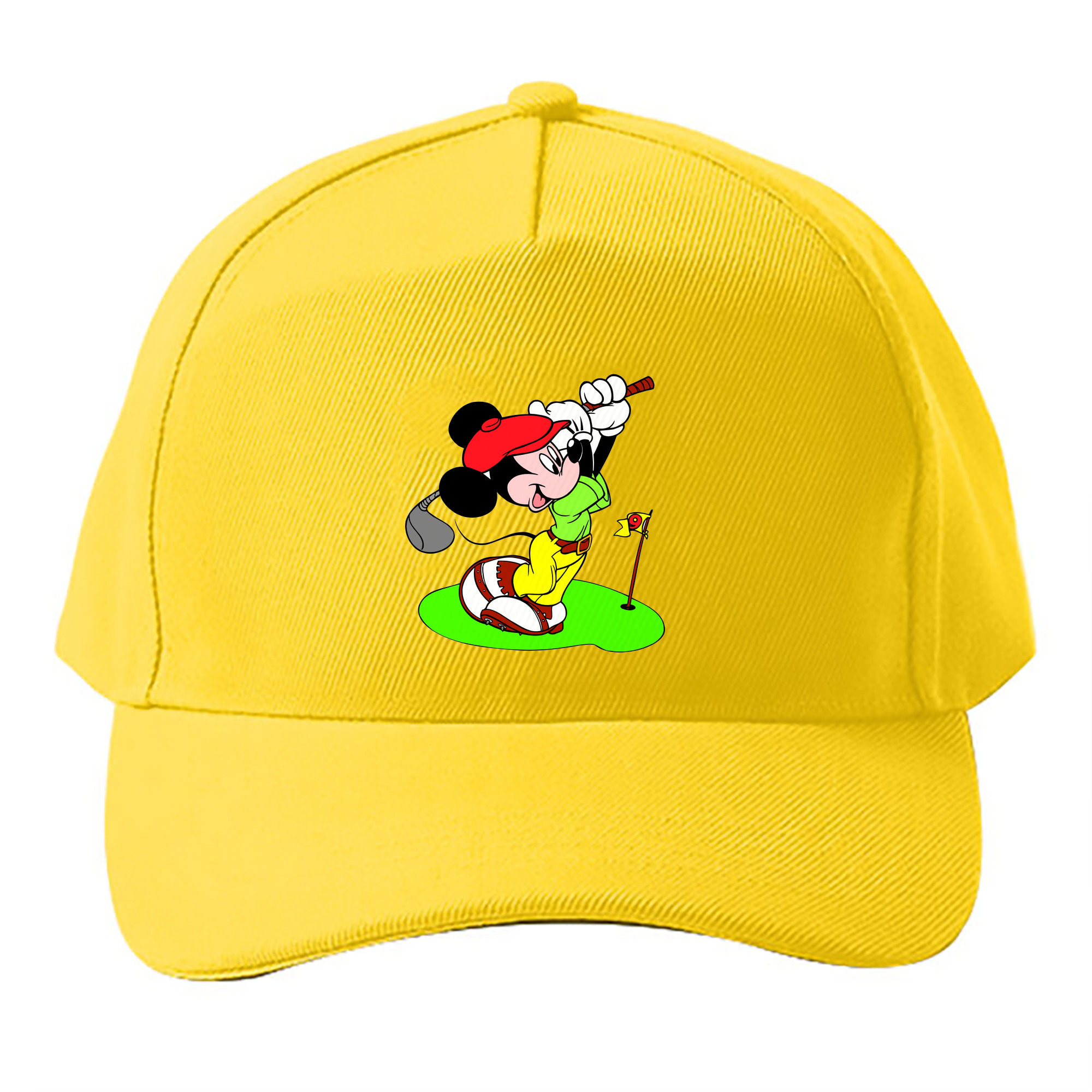 （画像用） ミッキーマウス Mickey Mouse ベースボールキャップ 綿100％ 男女兼用 帽子 スポーツ
